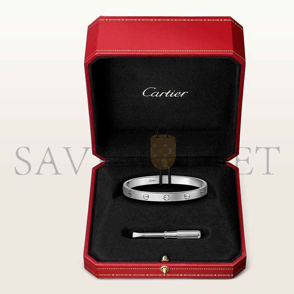 CARTIER LOVE BRACELET, CLASSIC MODEL, BRUSHED B6077117 CARTIER LOVE BRACELET, CLASSIC MODEL, BRUSHED B6077117